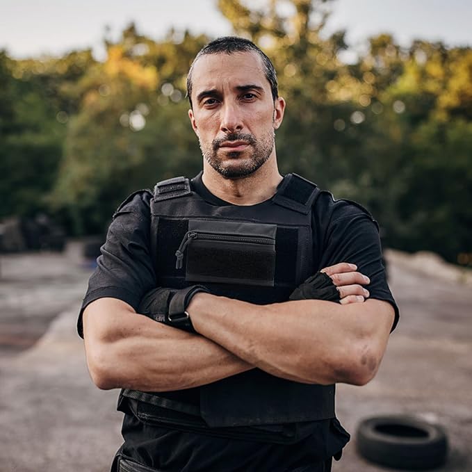 Qavctw Tactical Admin Pouch Bag with Hook and Loop Tool Storage Bag Snack Pouch Candy Bag Hanging Pouches Backpack Accessory Pouch