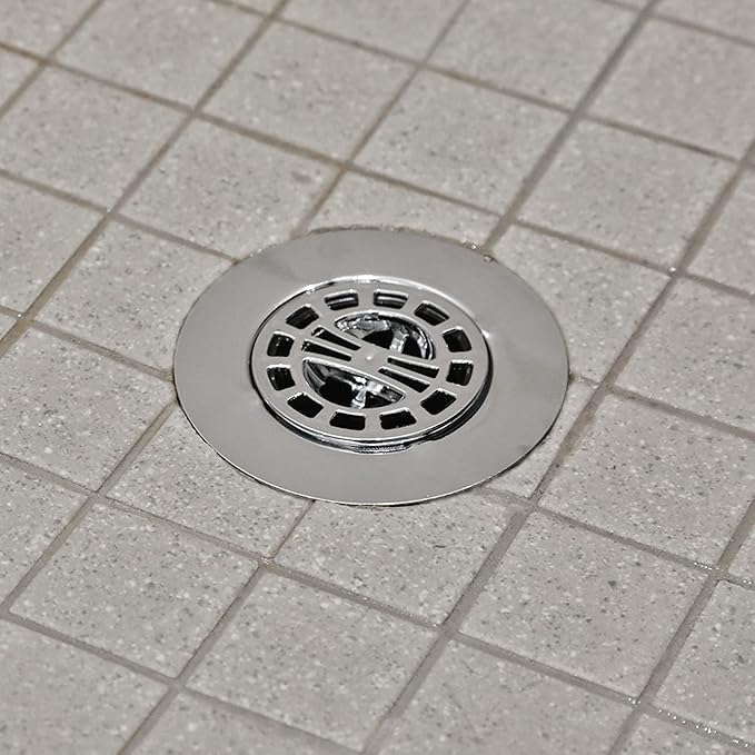 Danco, Inc. 3-Inch Hair Catcher for Stand-Alone Shower 10529, Pack of 1, Chrome in-Drain