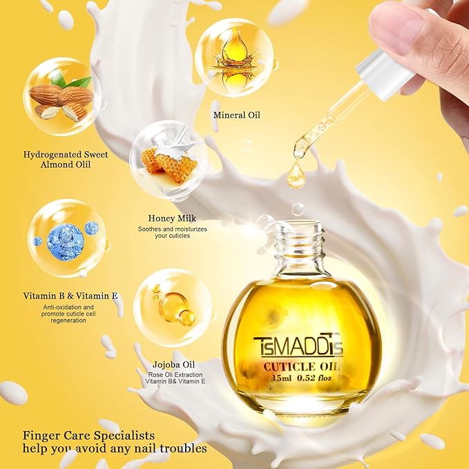 TsMADDTs Nail Buffers and Files Set with Buffer Blocks, Cuticle Trimmer, Pusher and Cuticle Oil, Nail Care Kit for Women