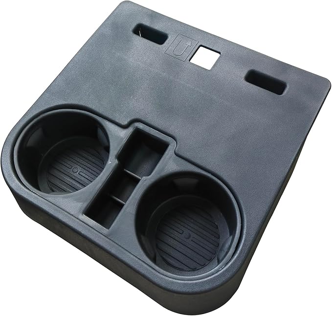 Front Center Console Cup Holder Replace for HC3Z-2813562-AB Compatible with 2015-2020 Ford F150 2017-2022 F250 F350 F450 Super Duty