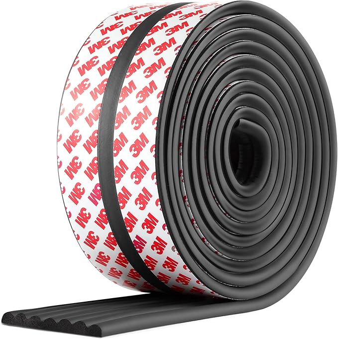 Dovesail Baby Proofing Edge Protector 6.6 feet with 3M Strong Adhesive Pre-Taped, Baby Proof Padding Extra Wide Edge Safety Guards for Sharp Edges, Table, Desk- Black