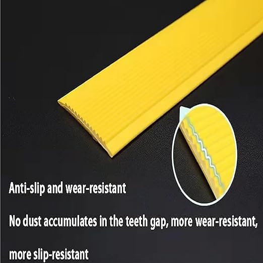 Anti Slip Tape 2 Inch Wide, Waterproof Grip Adhesive Tape, Heavy Duty High Traction Friction for Indoor/Outdoor Steps (33 Ft/Yellow).