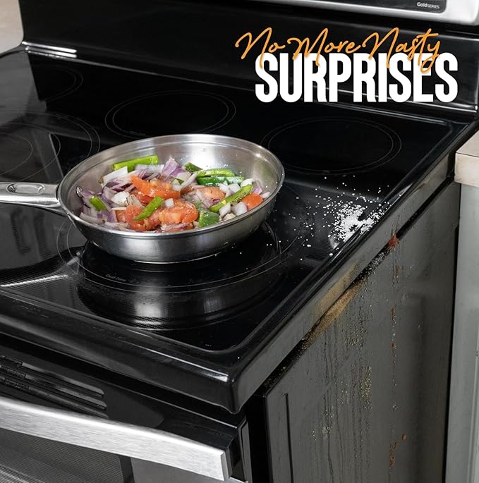 Linda’s Essentials Stainless Steel Stove Gap Covers (2 Pack) Adjustable Length 13.8" to 27.5" Stainless Steel, Steel Adjustable Gap Covers, Counter, Oven & Stove Gap Filler