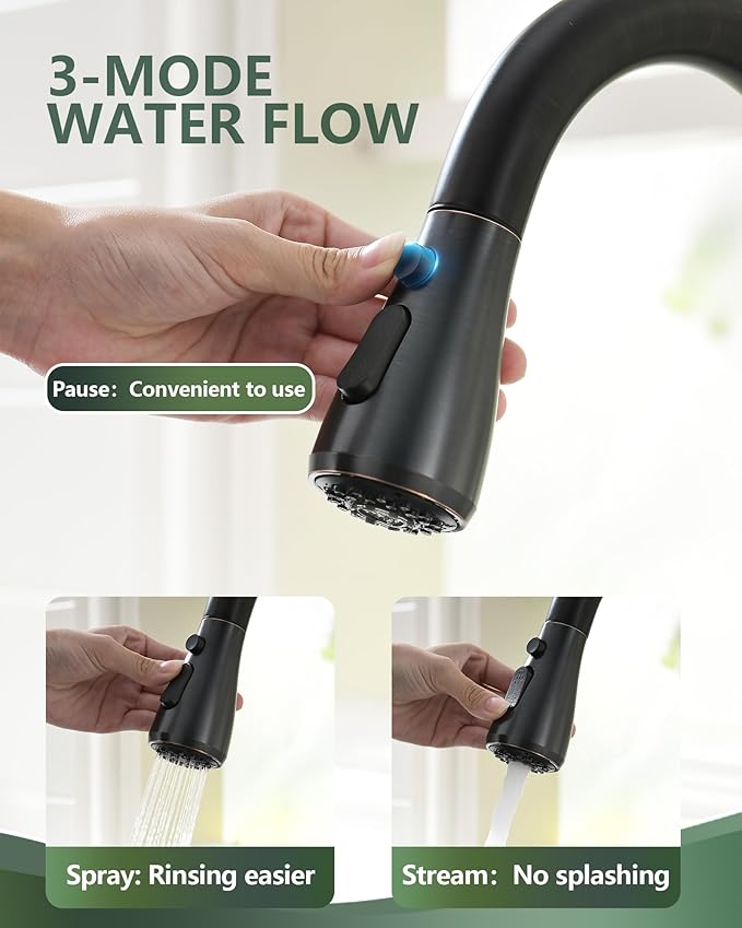 Kitchen Faucets with Pull Down Sprayer, Bar Sink Faucets, Touch On Kitchen Sink Faucets, Touchless Kitchen Sink Faucets
