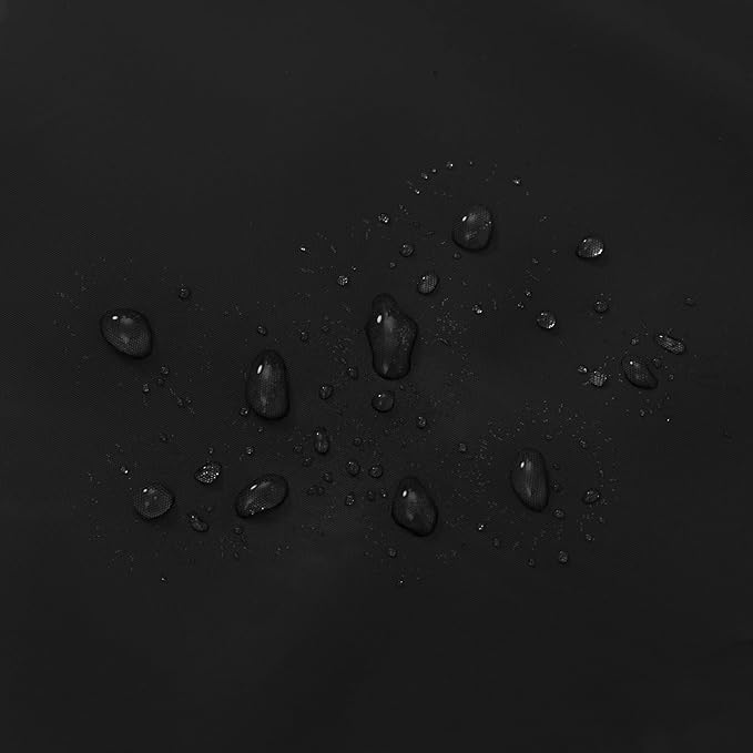 Barossa Design 54W x 78H Stall Shower Curtain Liner Black - Waterproof Lightweight PEVA Plastic Shower Liner with 3 Magnets & Metal Grommets - Black