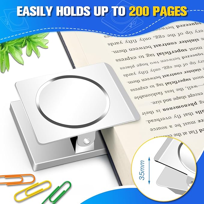 Grtard Strong Magnetic Clips, 2.2 Inch Extra Large Magnetic Clips Heavy Duty, 4Pack Magnet Clip for Fridge, Clip Magnets for Refrigerator, Whiteboard, Classroom, Kitchen, Office Organizer