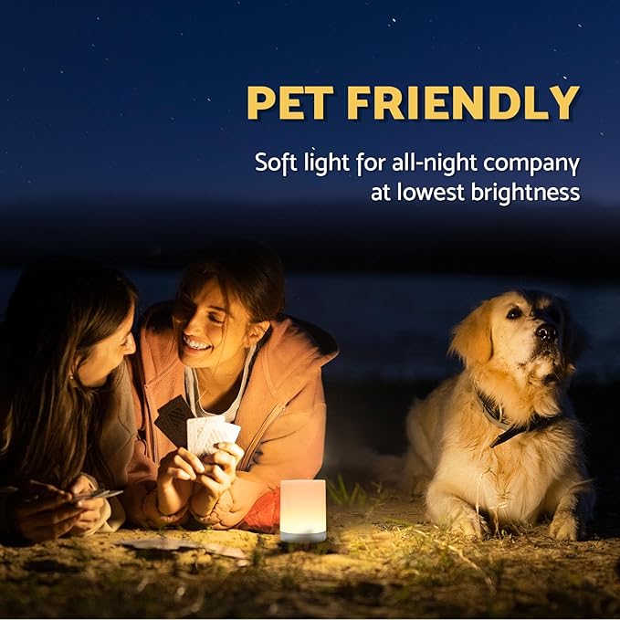 Touch Night Light for Baby Nursery, 3 Color Dimmable Night Light Battery Operated for Kids, Adult, Tap Nightlight Rechargeable, Cordless Small Lamp Portable for Bedroom, Bathroom, Nightstand, Hallway