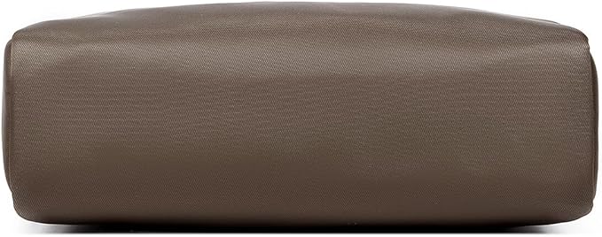 Waterproof Makeup Bag Large Capacity Women's Classic Black Wash Bag Adjustable Partition Wash Bag Brush and Cosmetic Carrying Bag… (Brown)