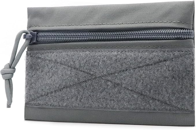 Qavctw Tactical Admin Pouch Bag with Hook and Loop Tool Storage Bag Snack Pouch Candy Bag Hanging Pouches Backpack Accessory Pouch