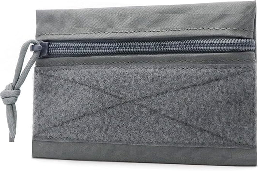 Qavctw Tactical Admin Pouch Bag with Hook and Loop Tool Storage Bag Snack Pouch Candy Bag Hanging Pouches Backpack Accessory Pouch