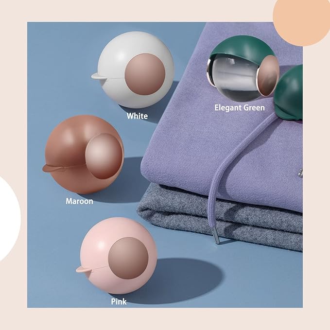 Reusable Lint Roller for Pet Hair, Washable Lint Remover for Clothes, Portable Pet Hair Remover for Travel Household (Red)