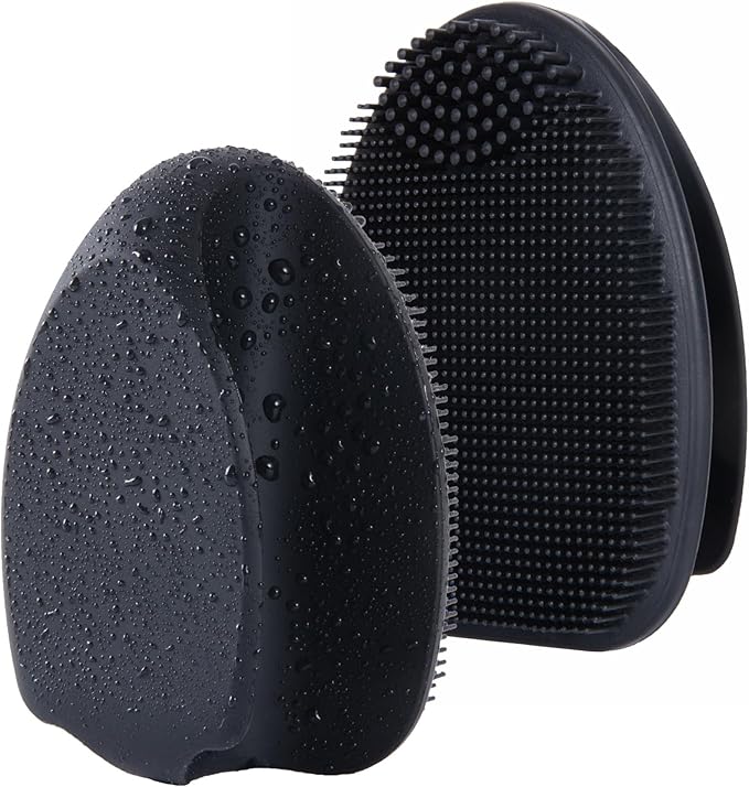 Silicone Face Scrubber,Soft Face Cleansing Brush,Face Pore Blackhead Remover Exfoliator for Face Nose Deep Cleansing Massage Makeup Removal for All Kinds of Skin Care Men Women