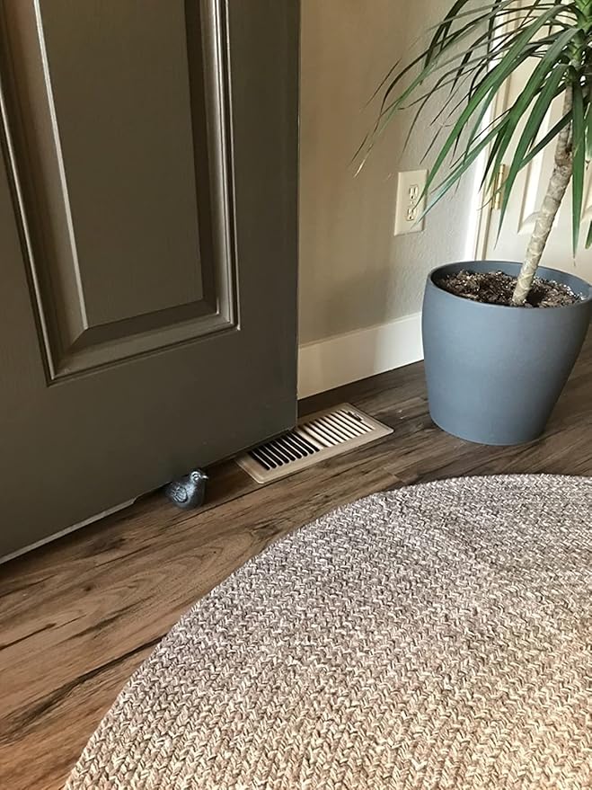 Sumnacon Cast Iron Cute Bird Door Stop - Heavy Duty Rustic Door Stopper Avoid Drilling Holes, Vintage Iron Door Wedge on All Floor Surfaces for Home Office Commercial Industrial
