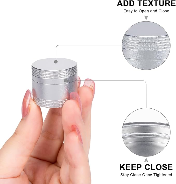 Small Pill Box for Purse Pocket - Metal Pill Case Daily Portable Waterproof Pill Container Medicine Organizer for Pills/Vitamin/Fish Oil/Supplements, Pill Box