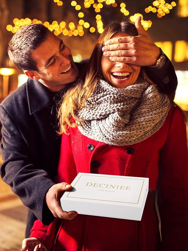 Deciniee Gua Sha Face Roller Tools: Jade Roller Facial Tools for Skin Care - Facial Massager for Face, Eyes, Neck, Relieve Fine Lines and Wrinkles