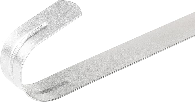 Wreath Hanger for Front Door, Slim Over The Door Hook, Easy to Use and Reusable Holiday Wreath Holder for Christmas, Thanksgiving, Halloween and Daily Décor (12" Silver, 1)