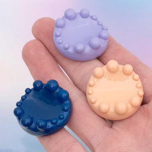 9pcs Worry Stones for Adults - 12-Node Tactile Therapy Sensory Fidget Toys, Portable Travel Anxiety Relief Stone for Home Office & Outdoor Stress Management