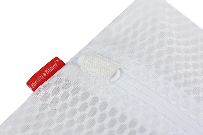 3 Pack Durable Mesh Laundry Bags & Lingerie Bags For Washing Delicates, Shoes & Socks Travel Organizer 16 x 12.5 Inches