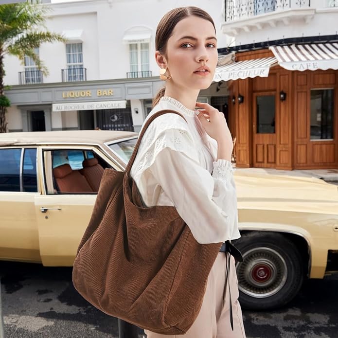 Canvas Tote Bag for Women Large Hobo Shoulder Bag for Work Travel Casual Message Bag Tote Purse handbags