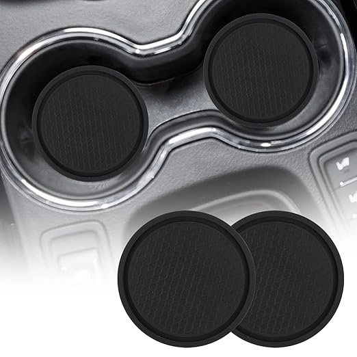 Center Console Cup Holder Replacement Pad Gray Compatible with Ford F150 2004-2014 Center Console Cup Holder Pad