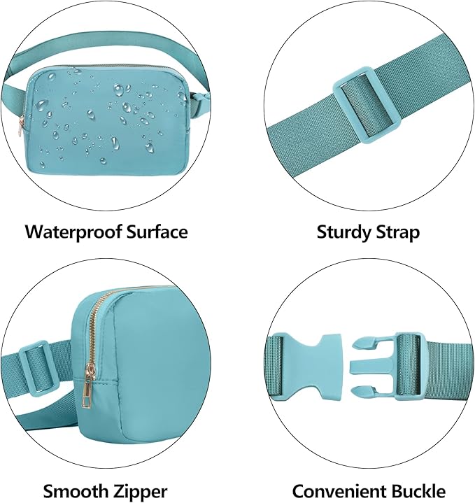 VOROLO Fanny Pack For Women And Men Crossbody Bag Belt Bag with Adjustable Strap Graduation Gifts