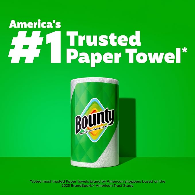 Bounty Select-A-Size Paper Towels, White, 6 Mega Rolls = 24 Regular Rolls