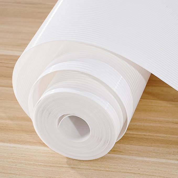 Shelf and Drawer Liner for Kitchen Cabinet, Non-Adhesive 24in x 240in Waterproof Durable Thickened EVA Material Easy-to-Cut Contact Paper Non Slip Mat for Refrigerator, Cupboard, Dresser