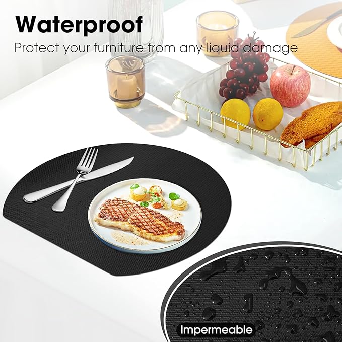 Drawer and Shelf Liner, Non-Slip Kitchen Cabinet Liners Non-Adhesive Thick Strong Grip Waterproof Washable Mats Protect Dresser Shelves Cupboard Bathroom Cabinets, Black, 12 in X 20 FT