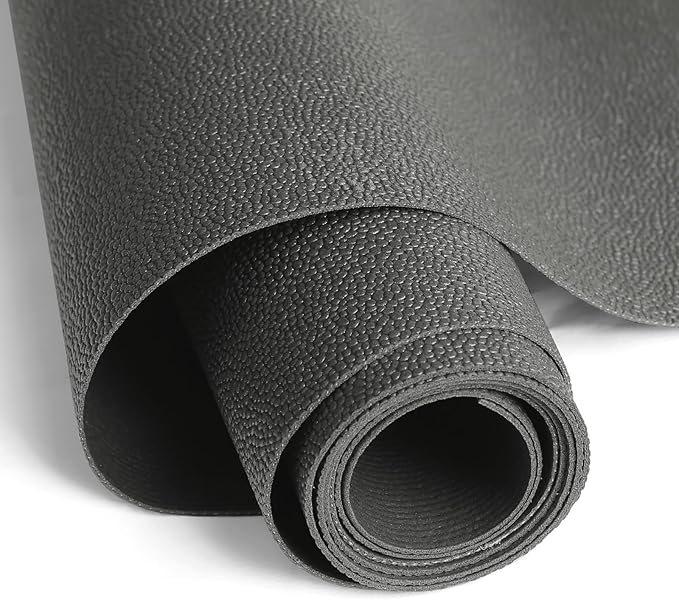 WochiTV Shelf Liner for Cabinets, Drawer 20 x 118 inches, Non Adhesive Non Slip Foam Rubber Mat for Kitchen, Pantry, Bathroom, Cupboard, Garage, Closet, Shelves, Drawer, Tool Box, Gray