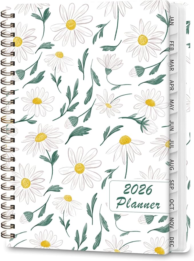 2026 Planner, Weekly and Monthly Calendar Academic Planner, Jan 2026 - Dec 2026, Planning Agenda Book for Desk Accessories and School Supplies - Letter Size(8.5'' x 11'')