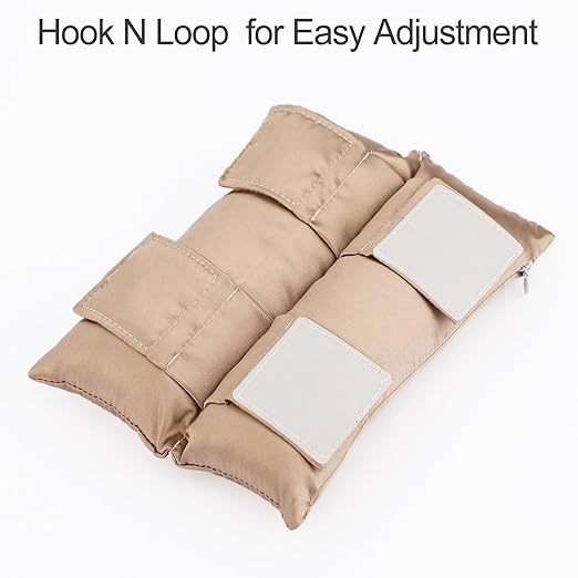 Satin Neck Pad Strap Cushion for Arm Sling Pillow Comfort Support Padding Rotator Cuff Replacemet Surgery Elbow Brace Carry Padded Cover Broken Wrist Hand Injury, Taupe