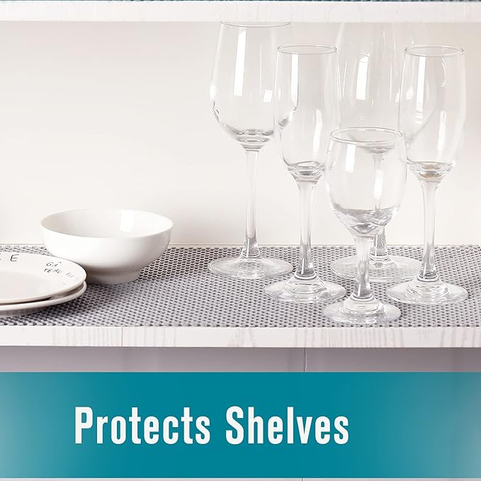 Shelf Drawer Liner Non-Adhesive Non Slip Durable for Drawers, Shelves, Cabinets, Storage, Kitchen