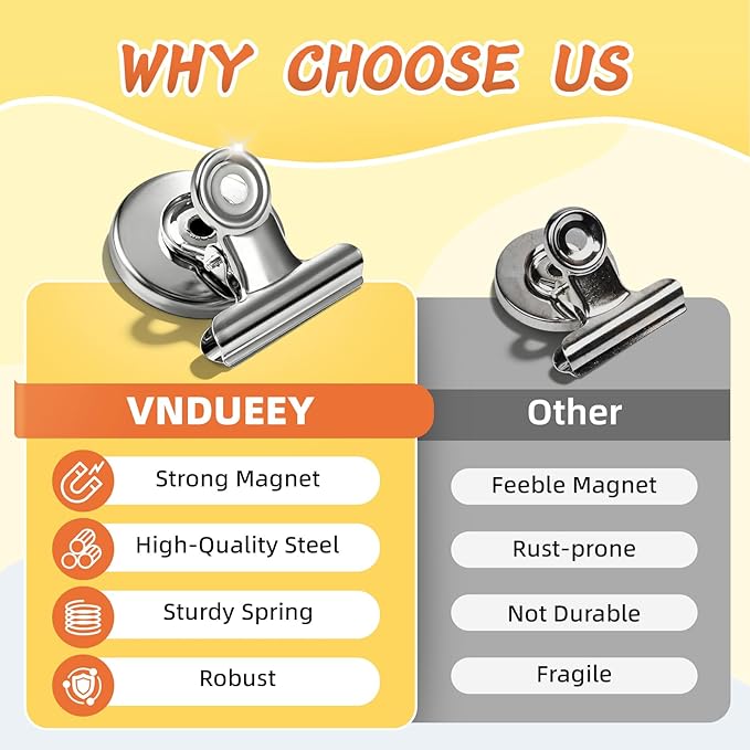 VNDUEEY 500 Pack Fridge Magnets Refrigerator Magnets, Strong Magnetic Clips Heavy Duty, Magnet Clips for Whiteboard, Magnets for Fridge Locker Office Accessories, Classroom Teacher Supplies