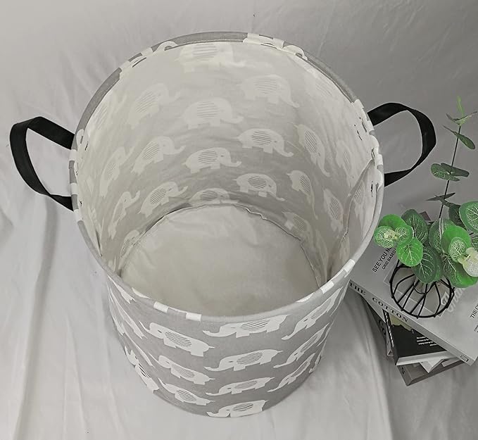 Kids Hamper Storage Bins Organizer Toy Box Laundry Basket Large Canvas Collapsible Chest for Home/Dorm/Kitchen/Pet/Office/Closet/Shelf/Gift Baskets