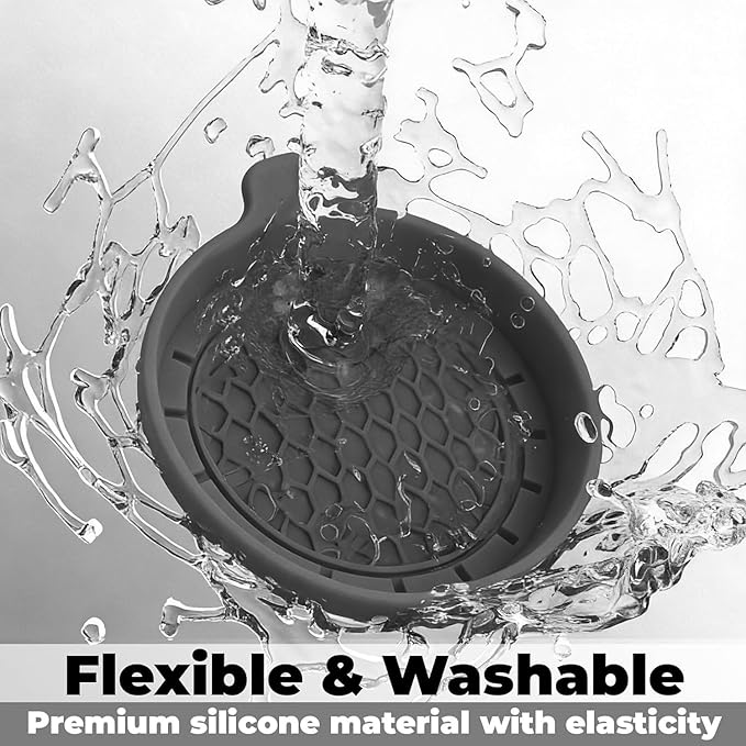 2 PCS Car Cup Coasters, Universal Cup Holder Coaster for Car, Car Accessories Interior for Women and Man, Bling CupHolders Insert for Women Non-Slip Silicone Car Cup Holder Coasters