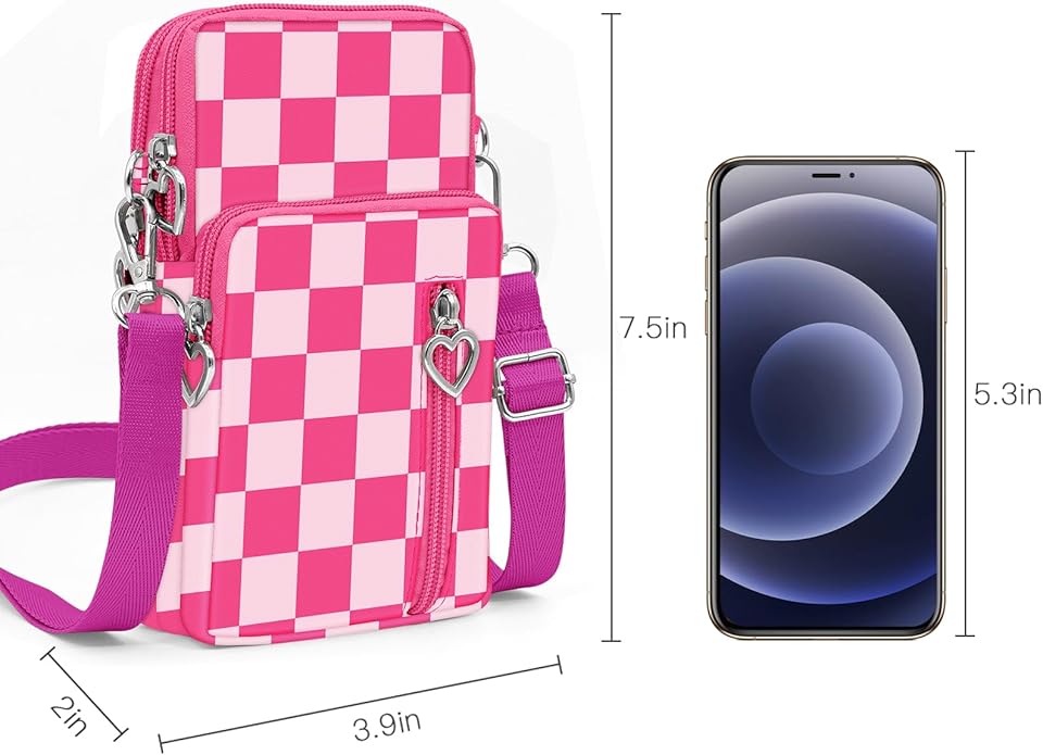 BIAOTIE Lightweight Small Crossbody bags Cell Phone Purses Travel Pouch Shoulder Bag for Women