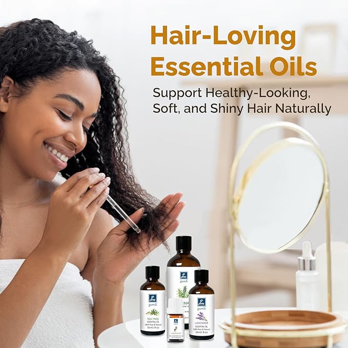 Rosemary Essential Oil - Pure Organic Rosemary Oil for Hair Growth, Skin, Massage, DIY Candles & Soap - 10mL