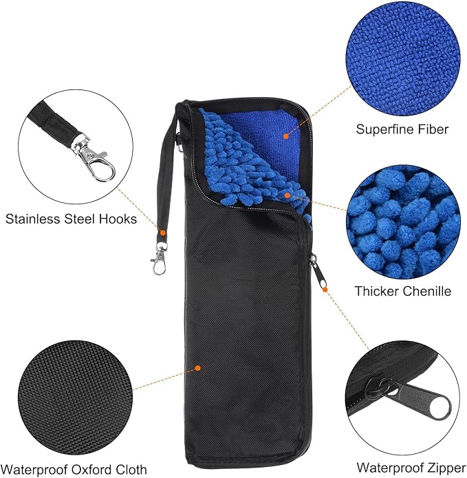 HARFINGTON Umbrellas Bags for Wet Travel Umbrellas Portable Cover Carry Storage Sleeve for Compact Folding Umbrellas Travel Home Outdoor