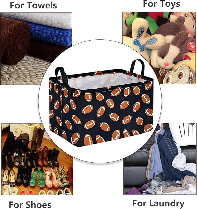 Kids Hamper Storage Bins Organizer Toy Box Laundry Basket Large Canvas Collapsible Chest for Home/Dorm/Kitchen/Pet/Office/Closet/Shelf/Gift Baskets