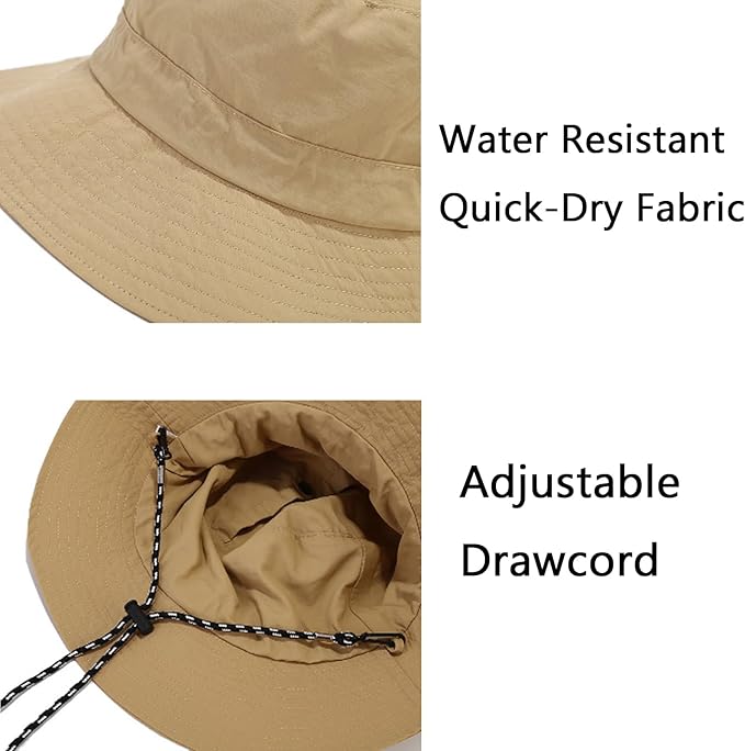 Xixiuly Bucket Hats for Women Men Water-Resistant Quick Dry Packable Beach Summer Unisex Cap UPF 50+ Travel Fishing Sun Hat