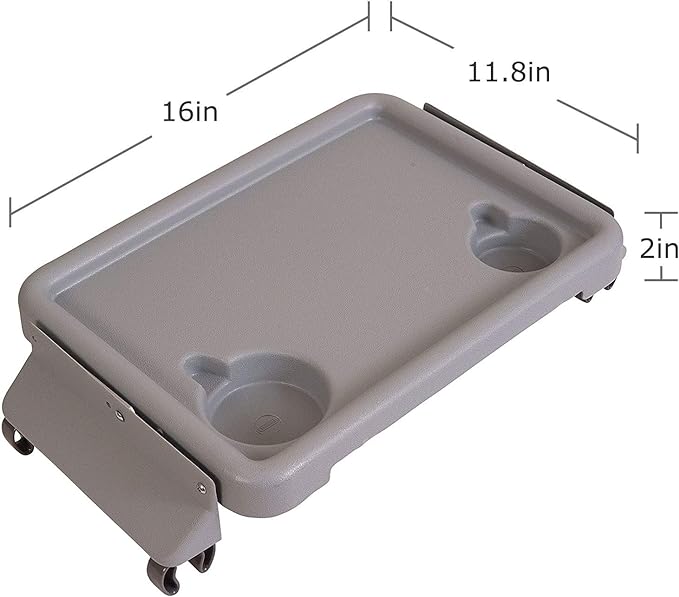 HealthSmart Walker Accessory Kit, Includes HealthSmart Walker Glides, HealthSmart Walker Basket, and DMI Folding Walker Tray, Fits Most Walkers