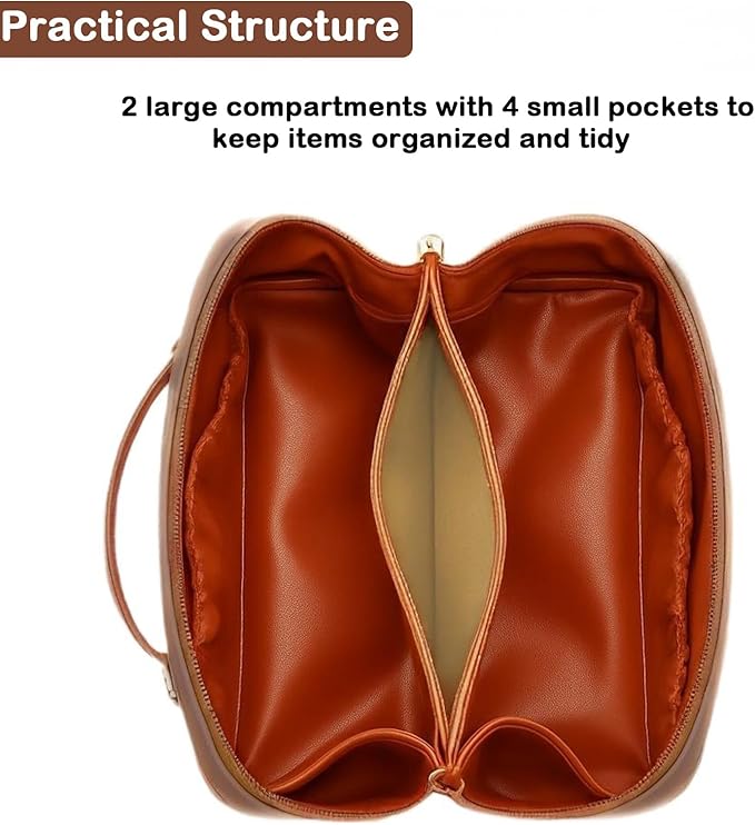 Travel Makeup Bag,Large Capacity Cosmetic Bags for Women,Waterproof Portable Pouch Open Flat Toiletry Bag Pattern Makeup Bag