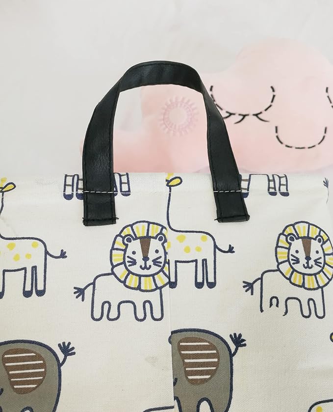 Baby Gift Storage Basket Collapsible Nursery hamper Organizer Bin Waterproof Toy Box for Organizing Home/Dorm/Kitchen/Pet/Office/Closet/Shelf/Room decor