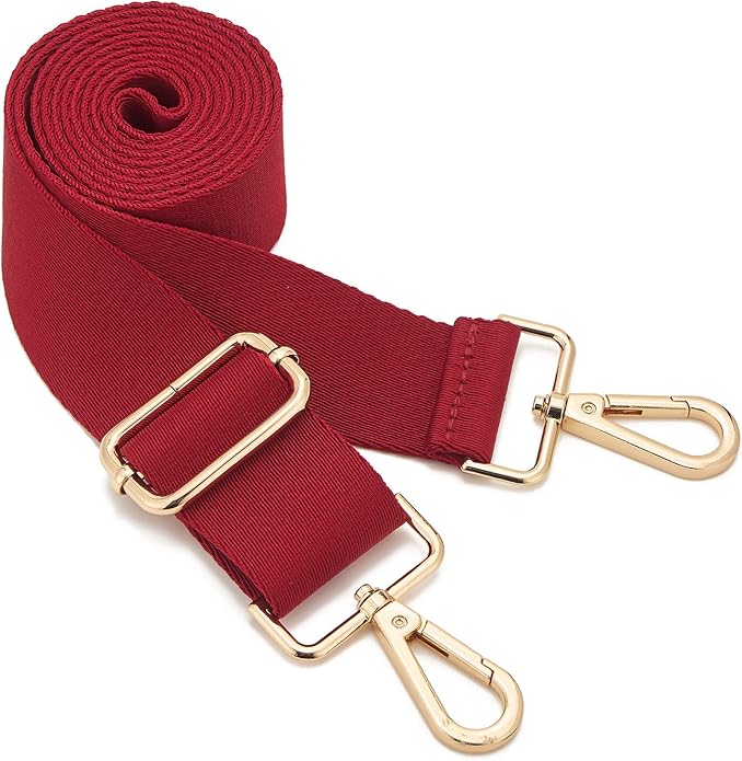 ZOOEASS Wide Shoulder Strap (Solid),Adjustable Replacement Belt Crossbody Canvas Bag Handbag