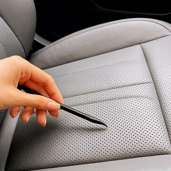 Plastic Scraper Multi-Purpose Scraper Non-Scratch Cleaning Tool Car Detailing kit,Easy to Clean Small and Narrow Spaces and Gaps, Perfect to Remove Labels, Dirt, Cleaning Car Interior Details