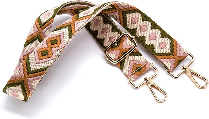 S&loyoe Purse Straps Replacement Crossbody Bag Strap Adjustable Wide Guitar Straps for Handbags 1.5inch