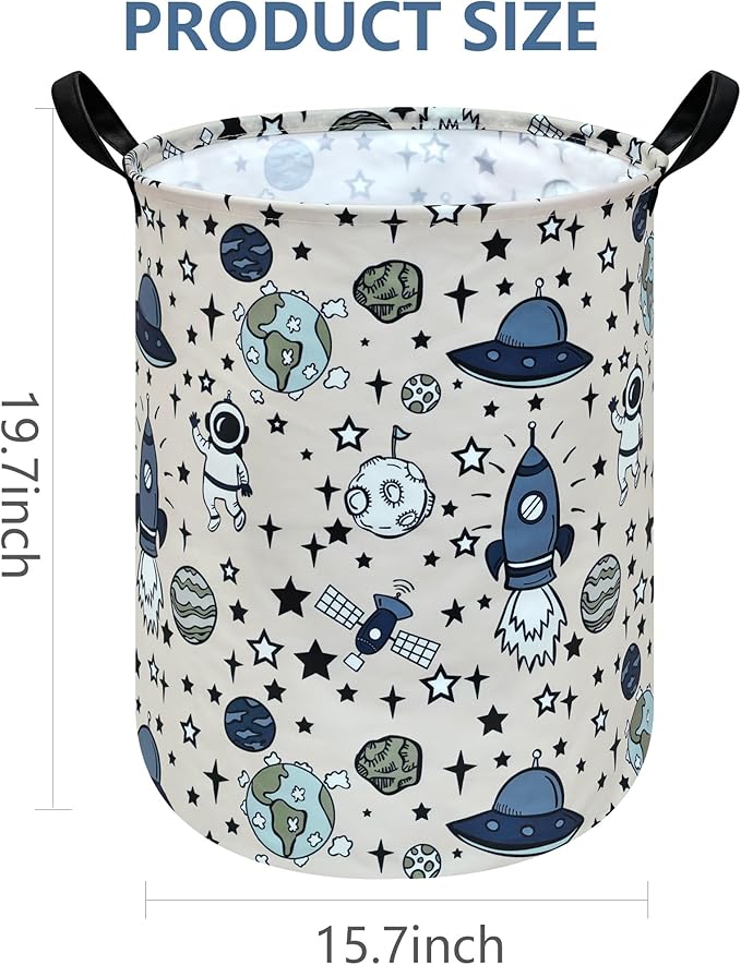 Round Laundry Basket Storage Bins Nursery Hamper Gift Baskets for Home,Office,Home Decor