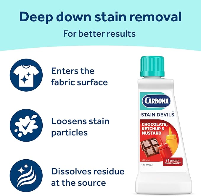 Carbona Stain Devils Spot Remover For Ketchup, Mustard And Chocolates 1.7 Oz