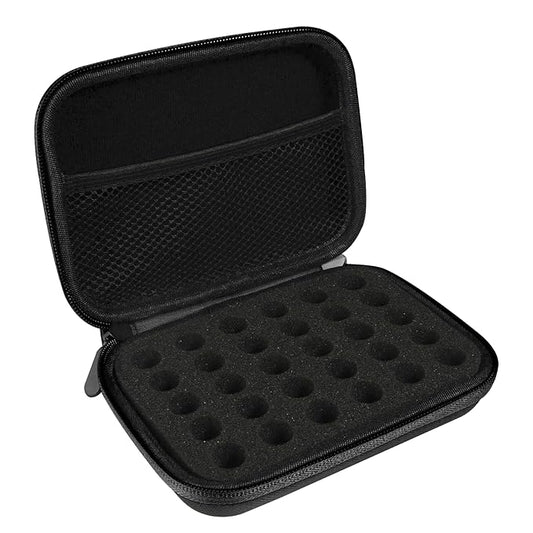 Essential Oil Storage Holder Organizer Carrying Case, Essential Oils Box Holds 30 Bottles 1ml- 3ml Bottle Travel Storage Organizer Bag for doTERRA & Young Living (Box Only)