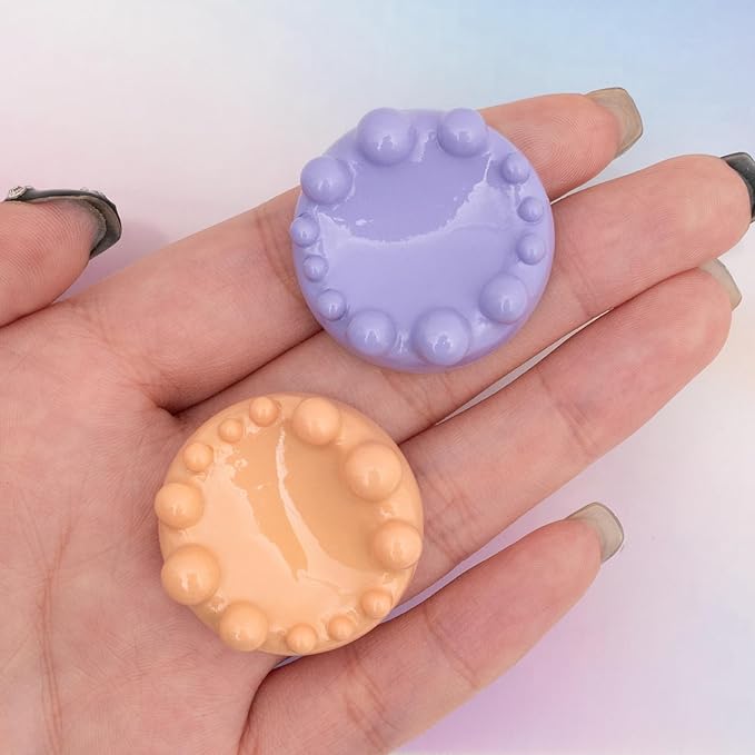 9pcs Worry Stones for Adults - 12-Node Tactile Therapy Sensory Fidget Toys, Portable Travel Anxiety Relief Stone for Home Office & Outdoor Stress Management